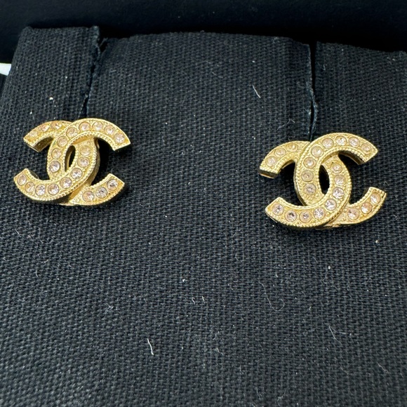 CC Chanel earrings gold - Picture 1 of 7